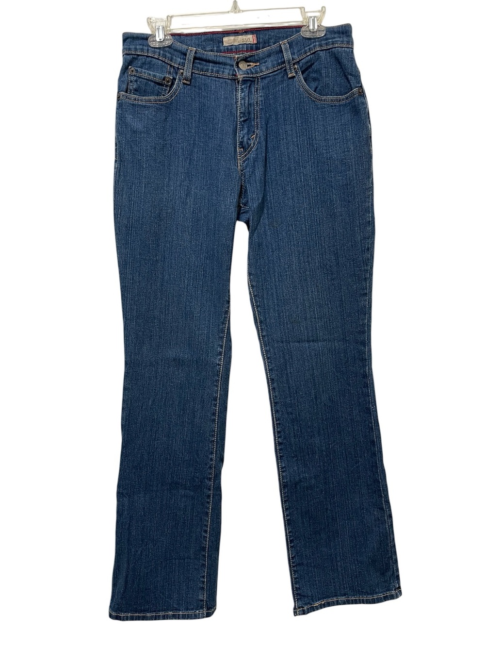 Levi's 550 Relaxed Bootcut Jeans High Rise Med-Dark Wash Blue Denim Y2K Women 8M